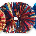 3 Color Mix Metallic 6" Show Pom Poms